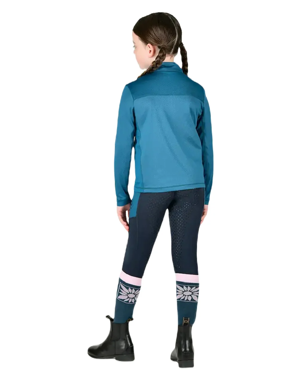 Dublin Childrens Autumn Sally Long Sleeve Riding Top - Image 7
