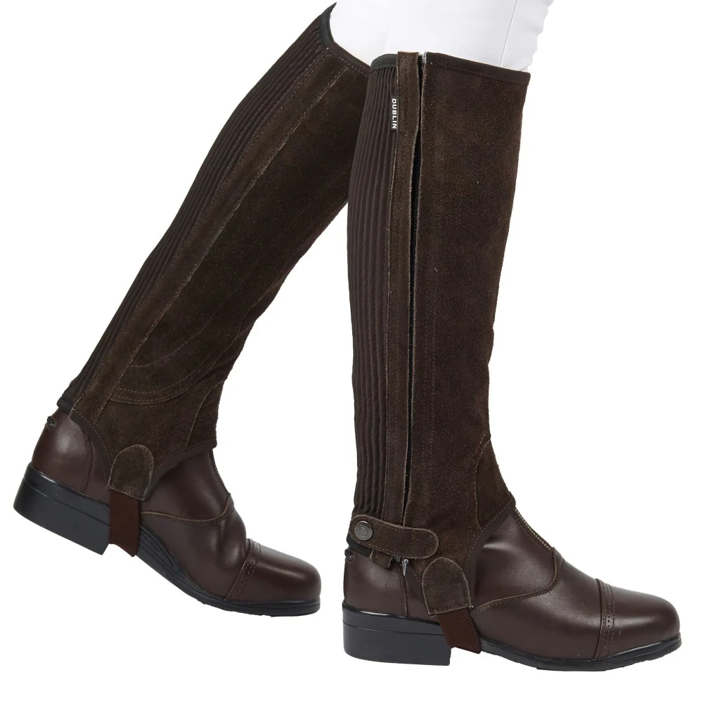 Dublin Childrens Suede Half Chaps II - Image 2