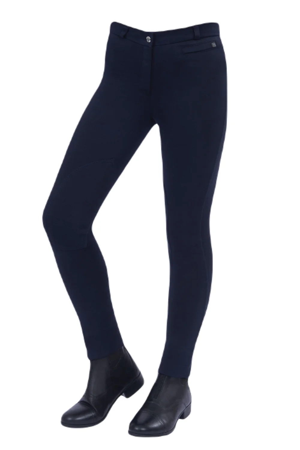 Dublin Childrens SupaFit Zip Up Knee Patch Jodhpurs - Image 2