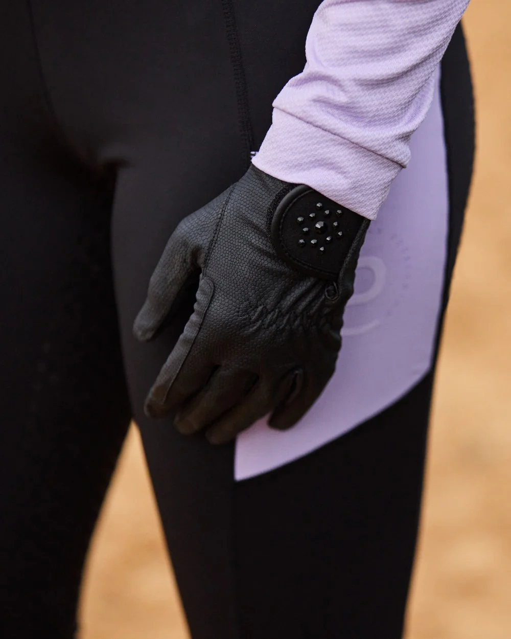Dublin Everyday Bling Riding Gloves - Image 4