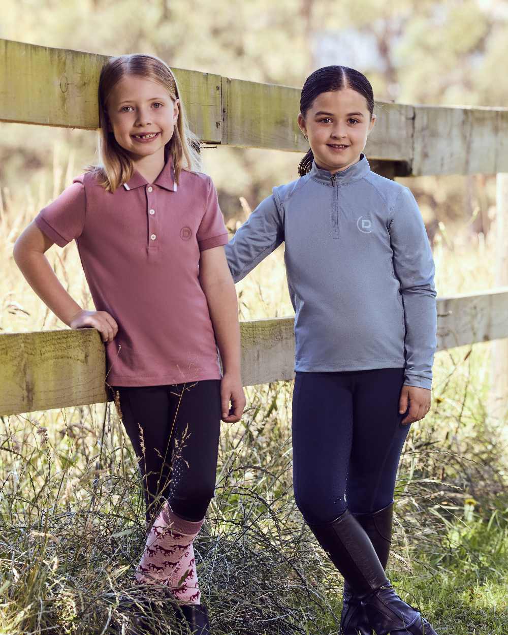 Dublin Kids Breathable Long Sleeve Riding Top - Image 10