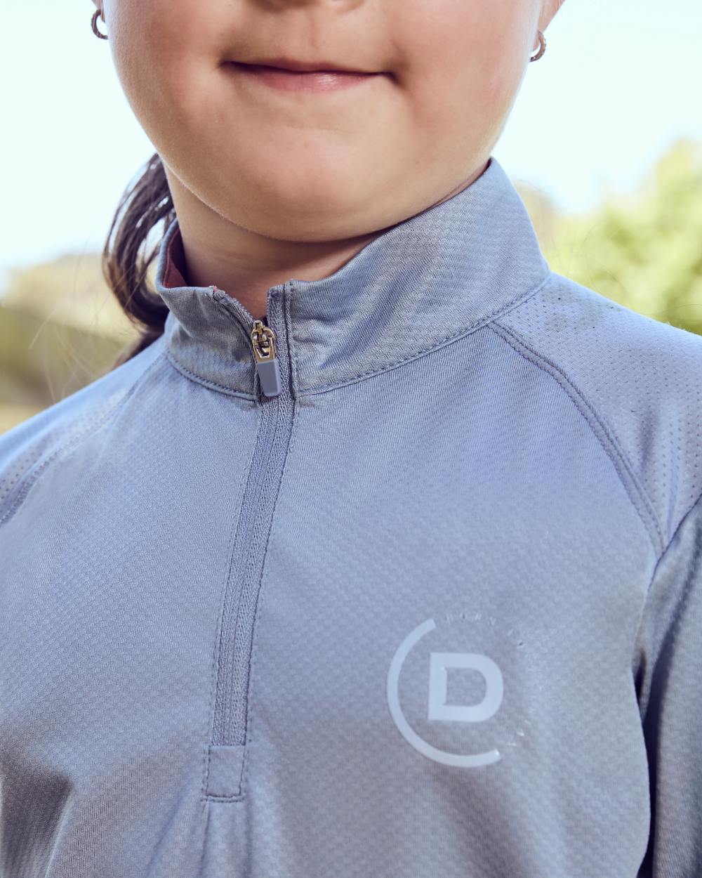 Dublin Kids Breathable Long Sleeve Riding Top - Image 14
