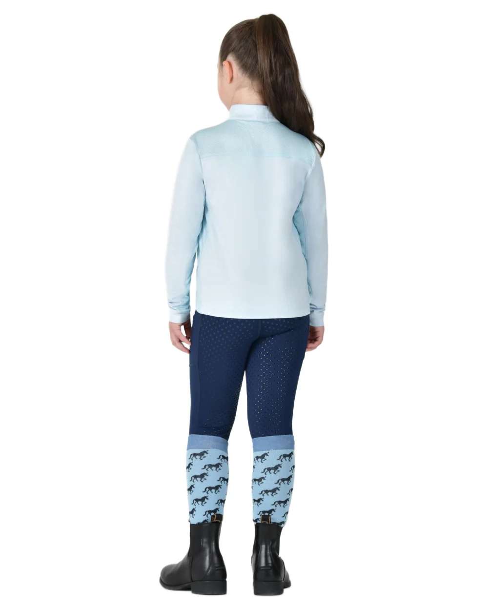 Dublin Kids Breathable Long Sleeve Riding Top - Image 17