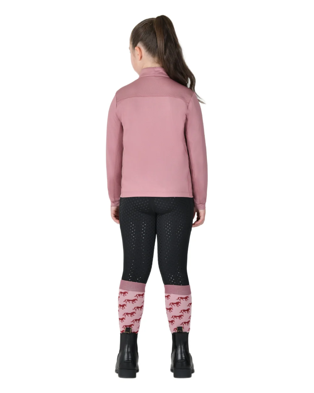 Dublin Kids Breathable Long Sleeve Riding Top - Image 4