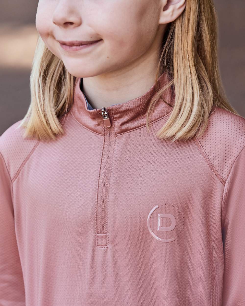 Dublin Kids Breathable Long Sleeve Riding Top - Image 5