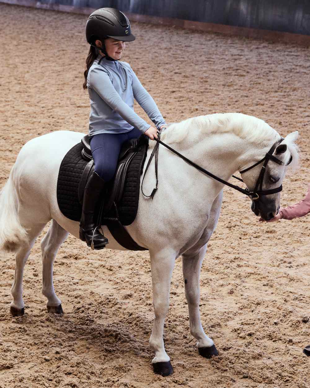 Dublin Kids Breathable Long Sleeve Riding Top - Image 9
