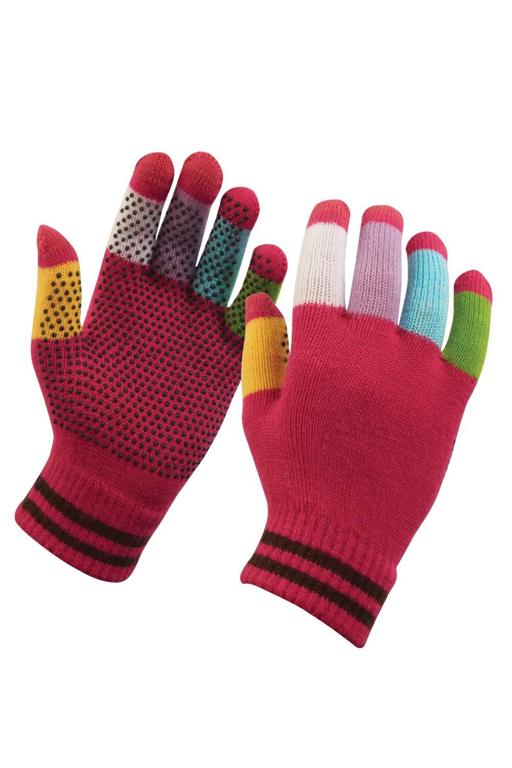 Dublin Childrens Magic Pimple Grip Riding Gloves - Image 4