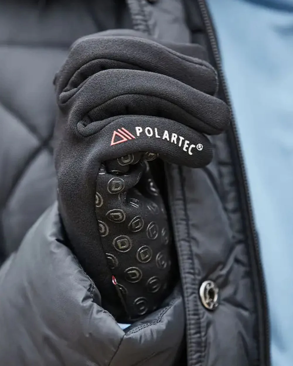 Dublin Polartec Fleece Riding Gloves - Image 2