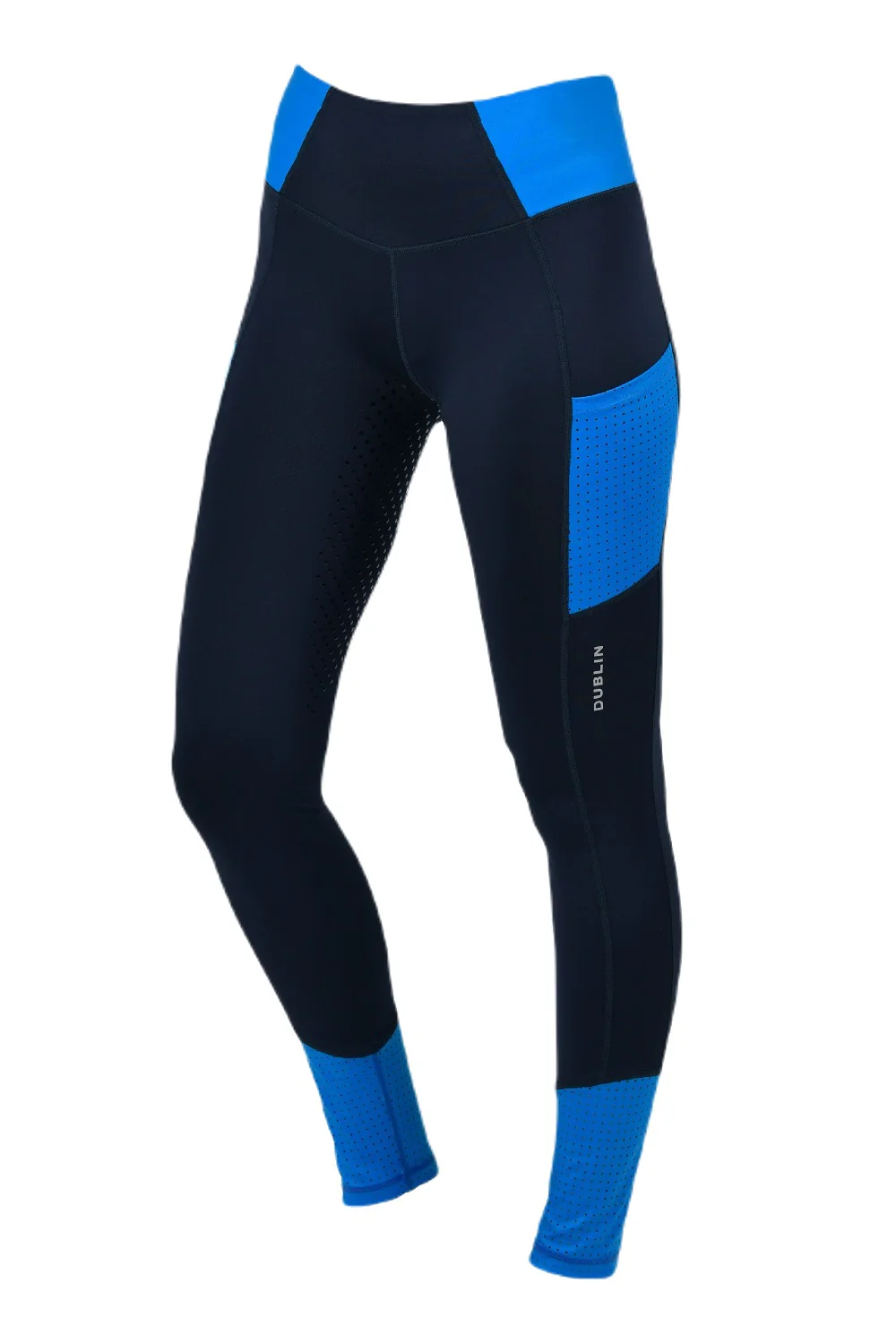 Dublin Power Performance Mid Rise Colour Block Tights - Image 2
