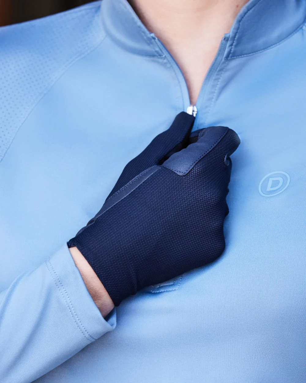 Dublin Pull On Cool Mesh Riding Gloves - Image 4