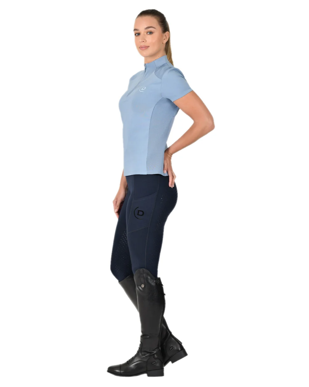 Dublin Quarter Zip Breathable Short Sleeve Top - Image 5