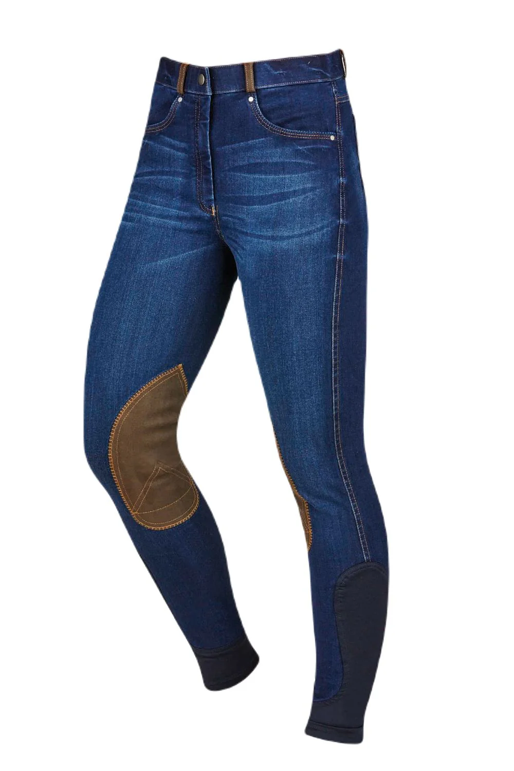 Dublin Shona Knee Patch Denim Breeches - Image 2