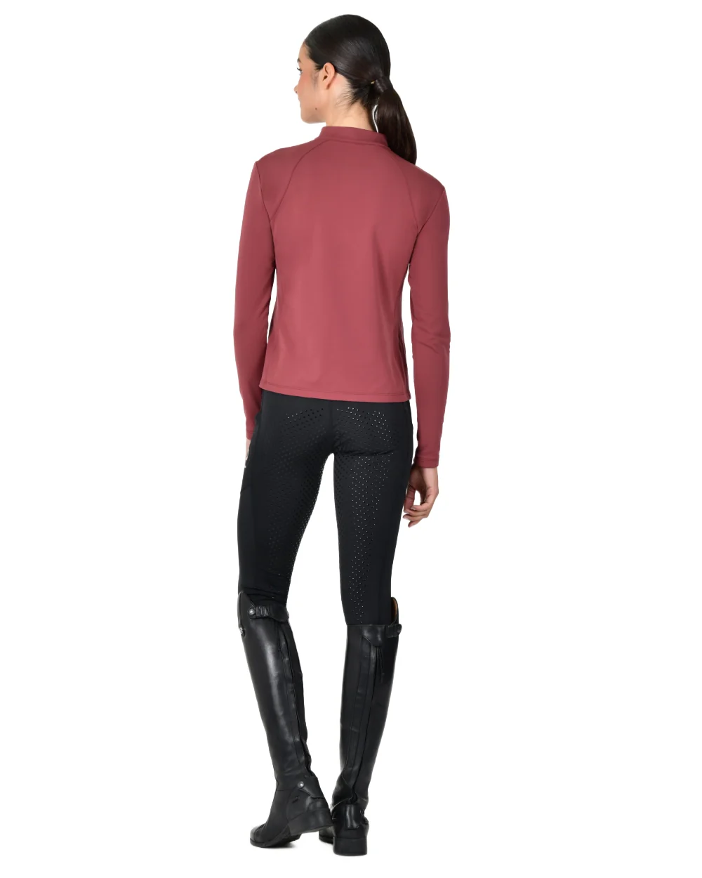 Dublin Womens Brushed Long Sleeve Riding Top - Image 12