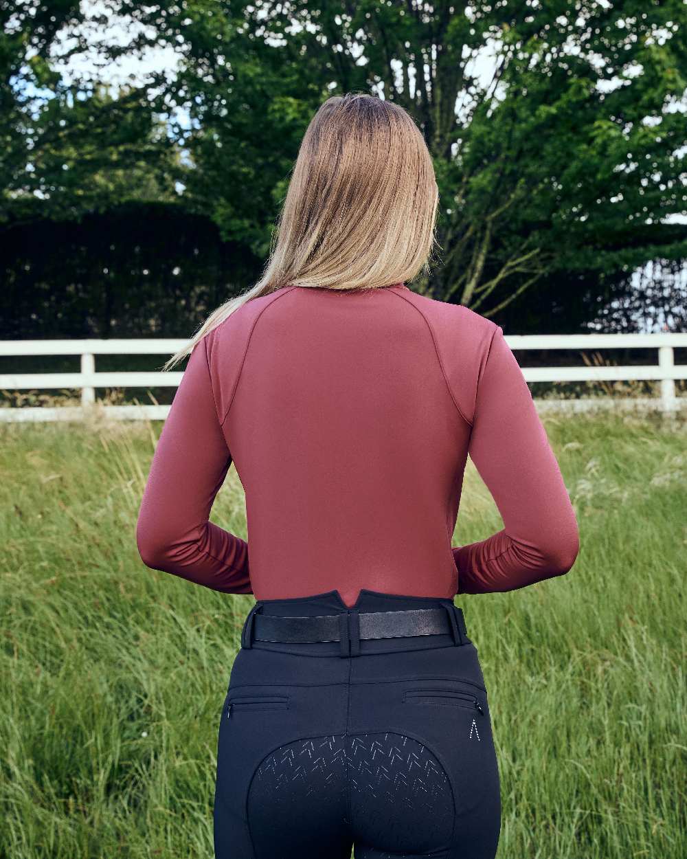 Dublin Womens Brushed Long Sleeve Riding Top - Image 14