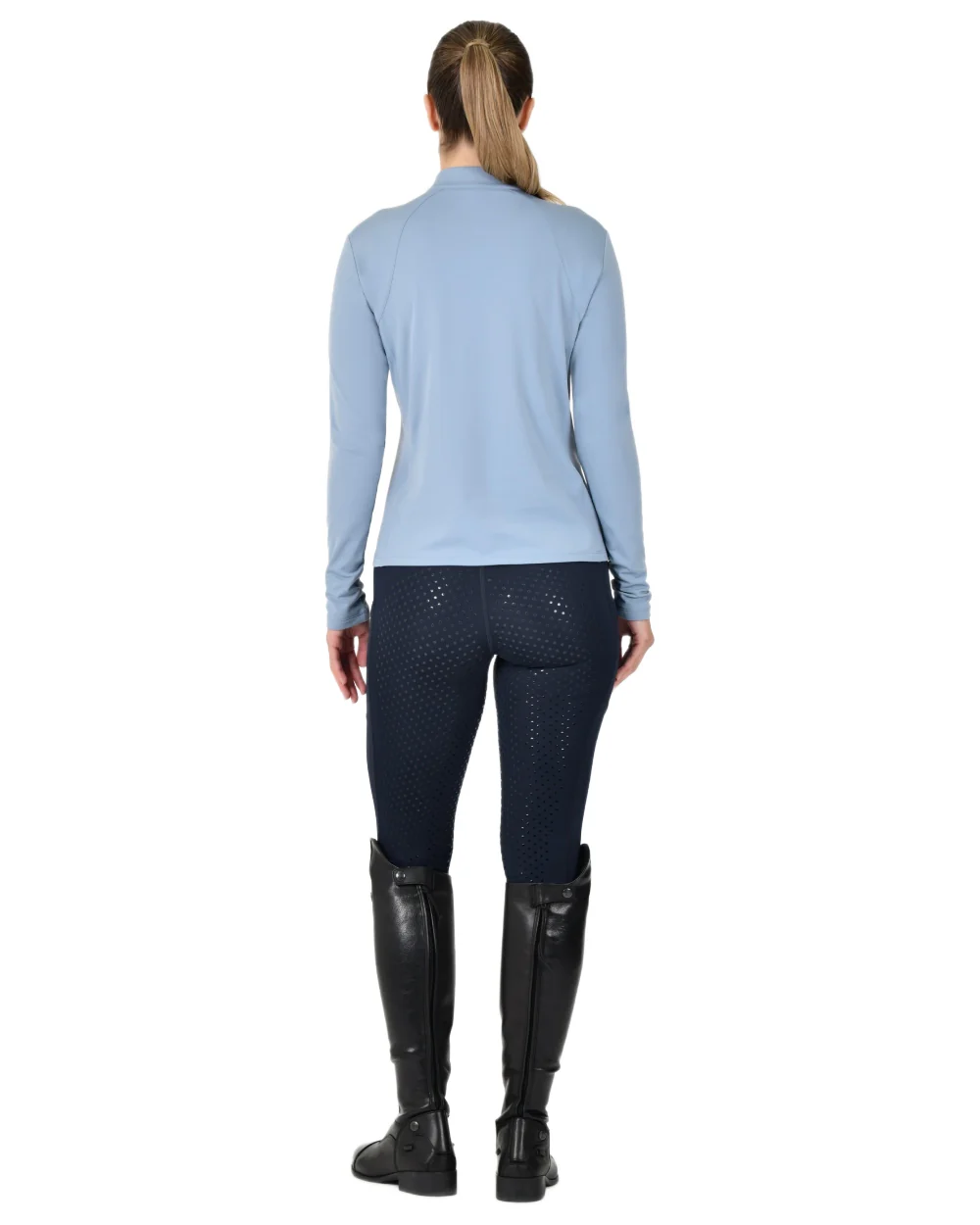 Dublin Womens Brushed Long Sleeve Riding Top - Image 3