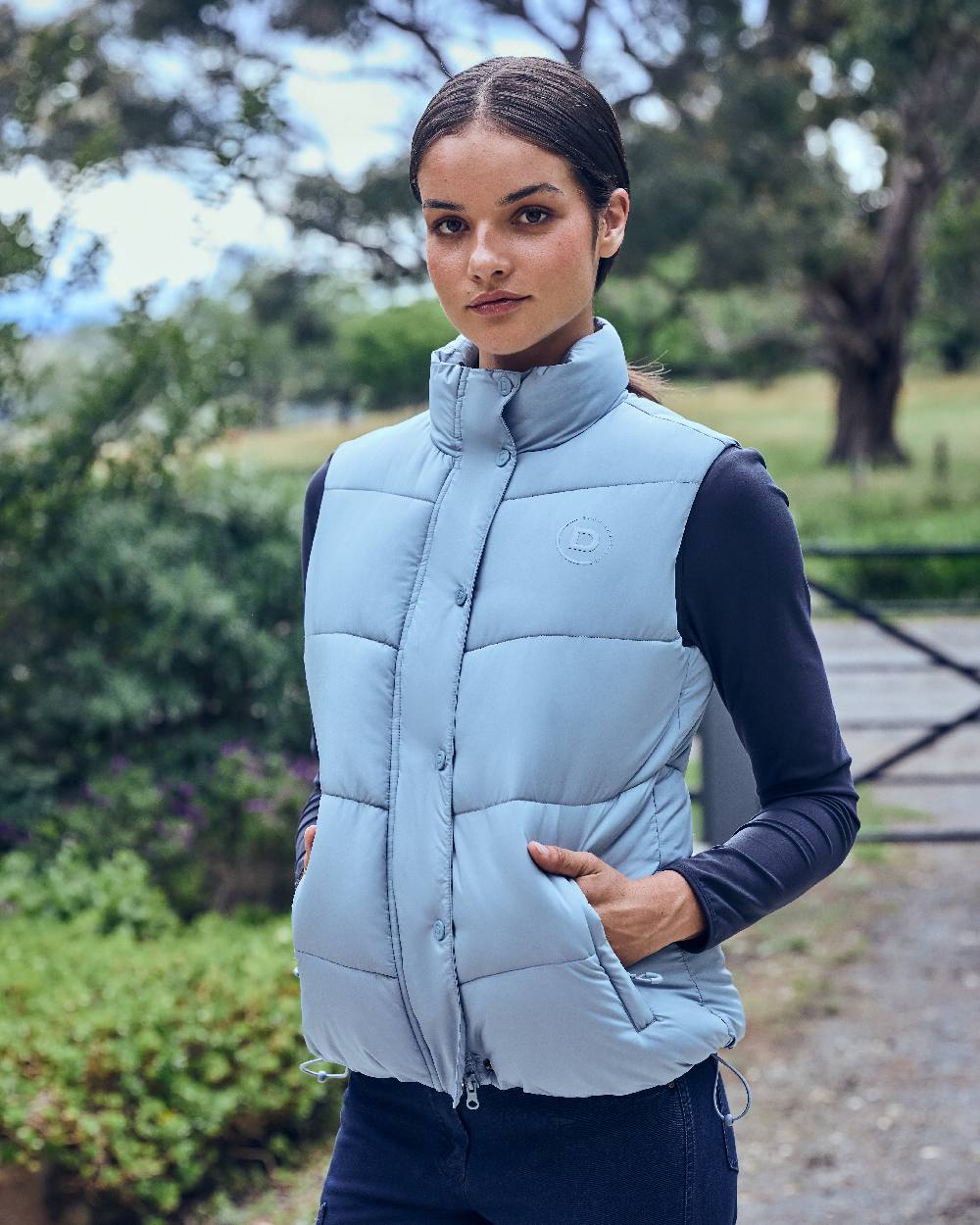 Dublin Womens Puffer Body Warmer - Image 2