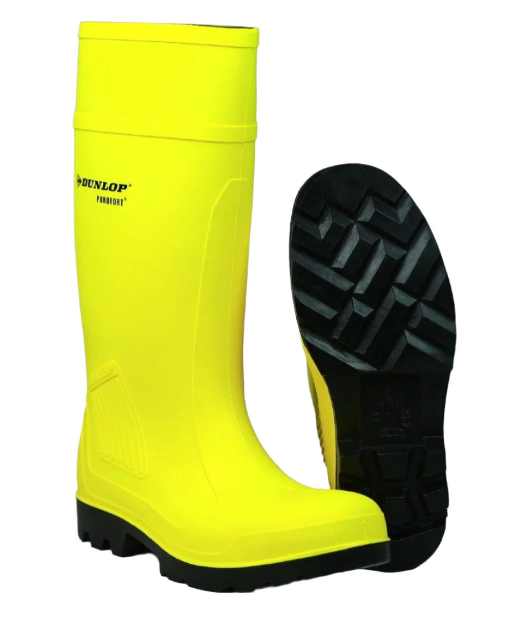 Dunlop Purofort Professional Full Safety Wellingtons - Yellow - Image 2