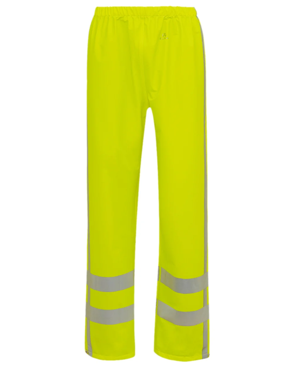 Elka Mens Dry Zone Hi-Vis Rain Trousers - Image 4