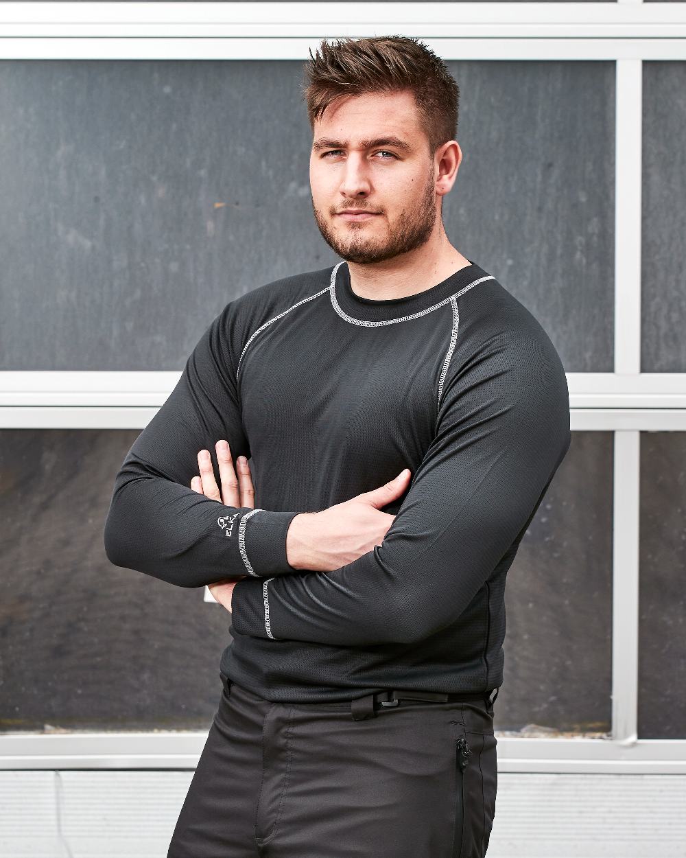 Elka Mens Crew Neck Thermal Base Layer - Image 2