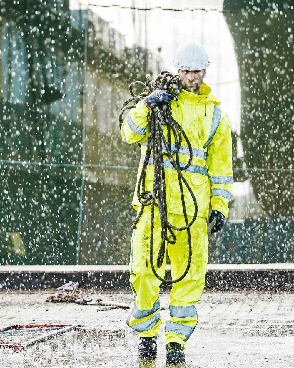 Elka Mens Visible Xtreme Rain Trousers - Image 2