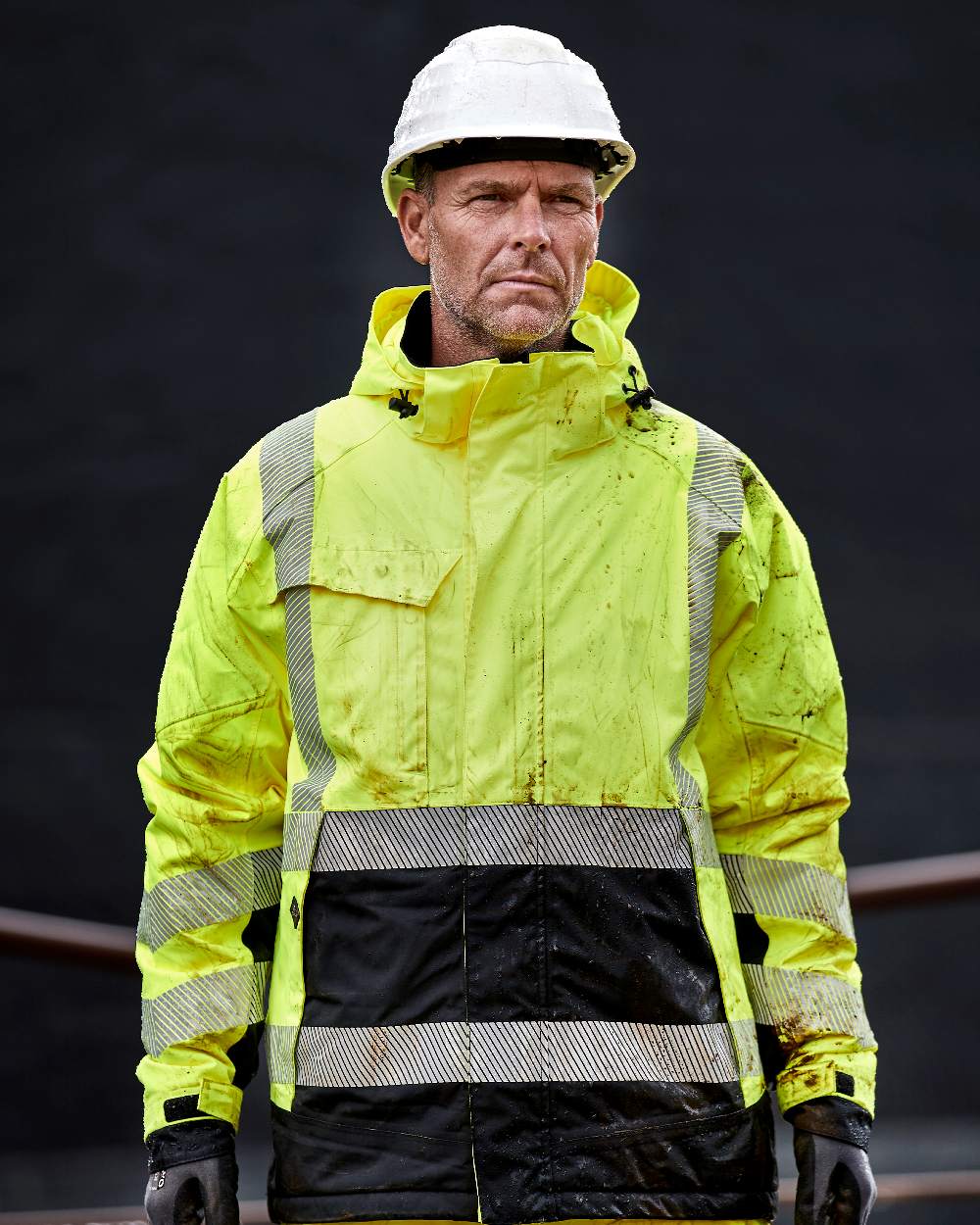 Elka Mens Visible Xtreme Stretch Winter Jacket - Image 5