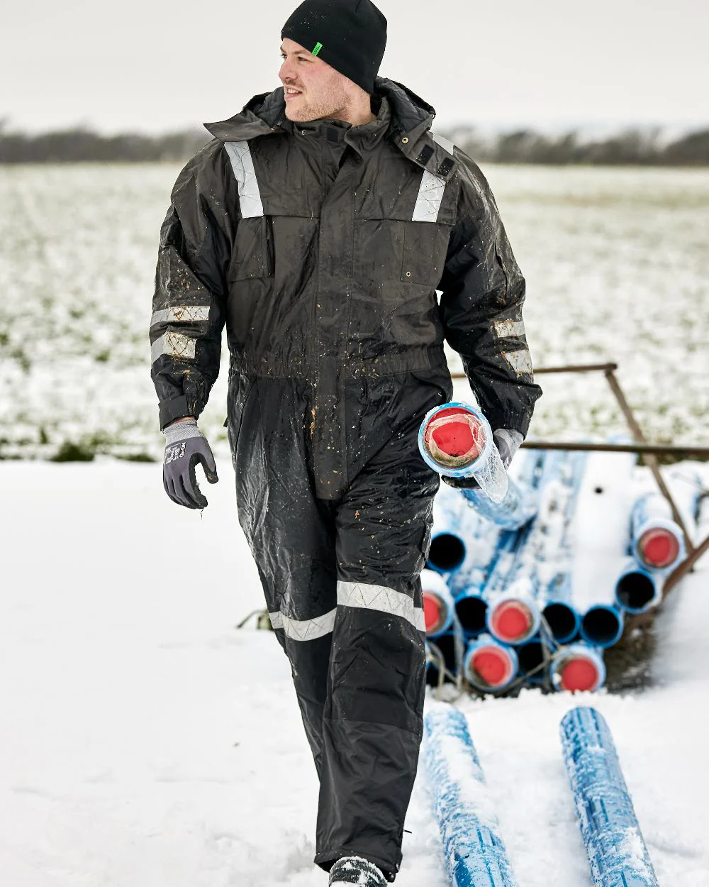 Elka Mens Working Xtreme Winter Thermal Coveralls - Image 2