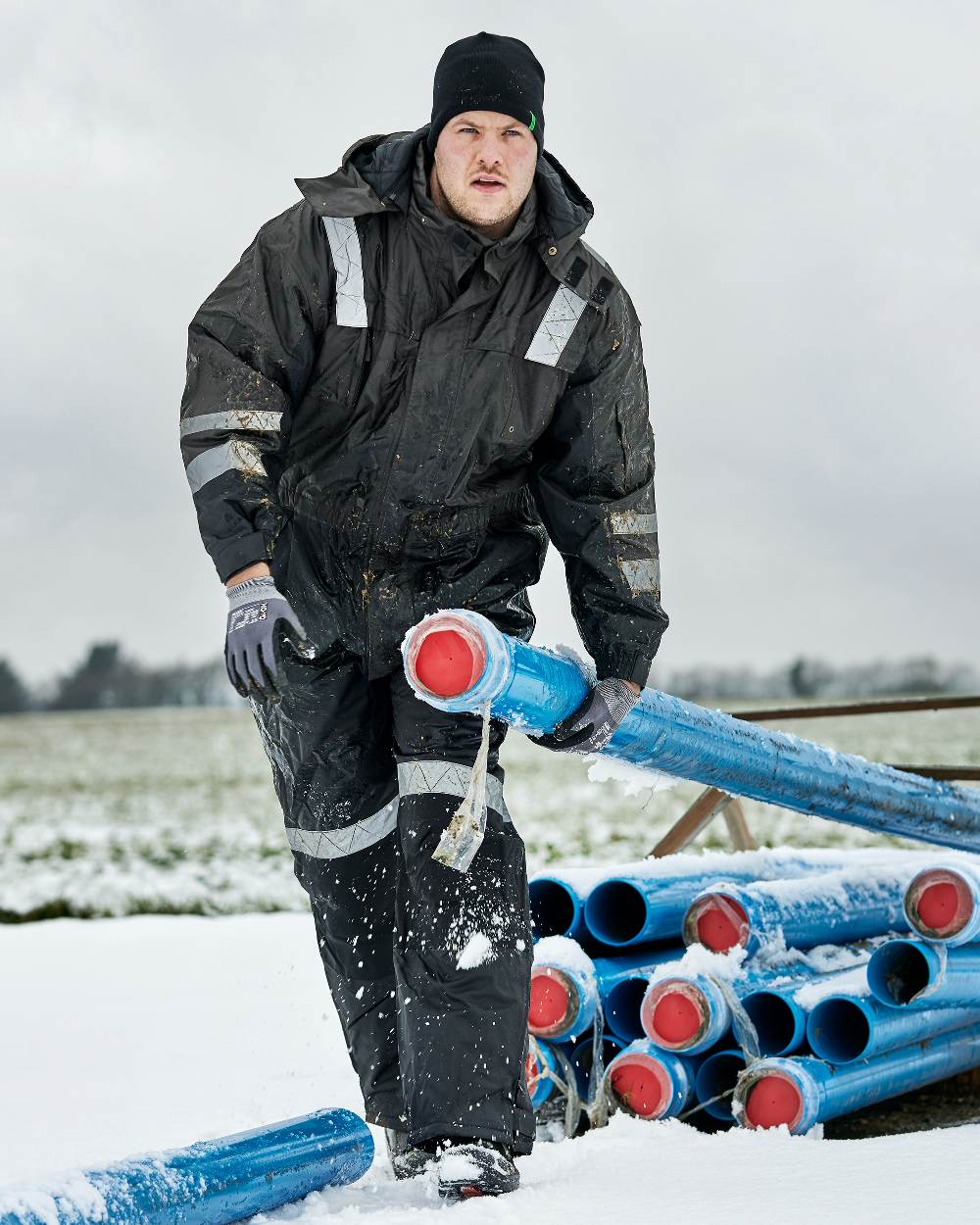 Elka Mens Working Xtreme Winter Thermal Coveralls - Image 8
