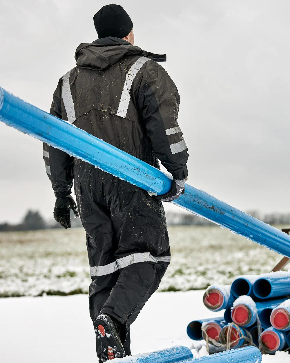 Elka Mens Working Xtreme Winter Thermal Coveralls - Image 9
