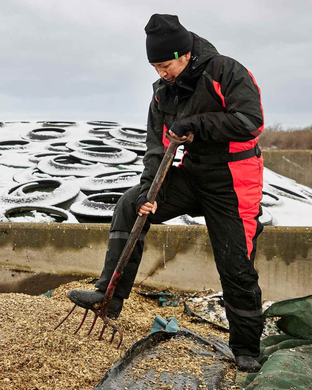 Elka Womens Working Extreme Winter Thermal Padded Coveralls - Image 3