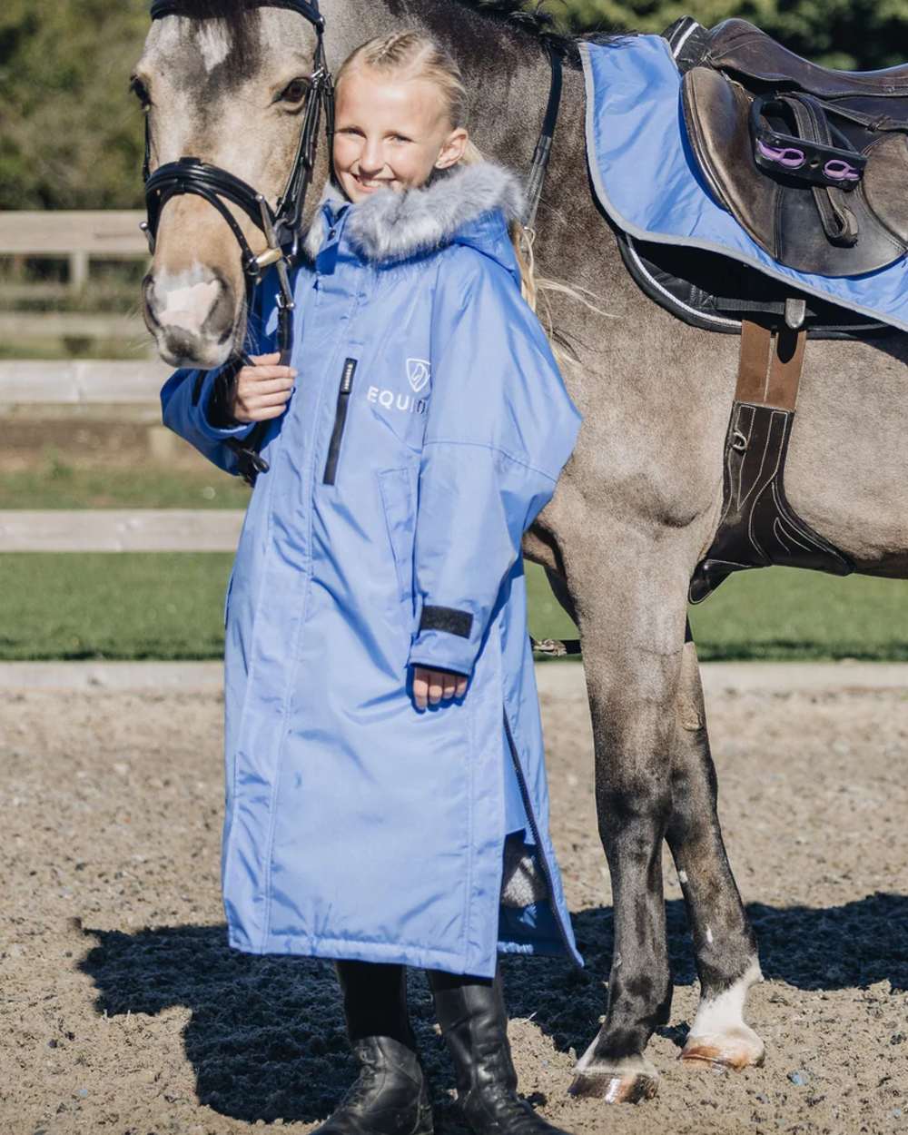 Equidry Childrens Evolution Thick Fleece Lining Coat - Image 4