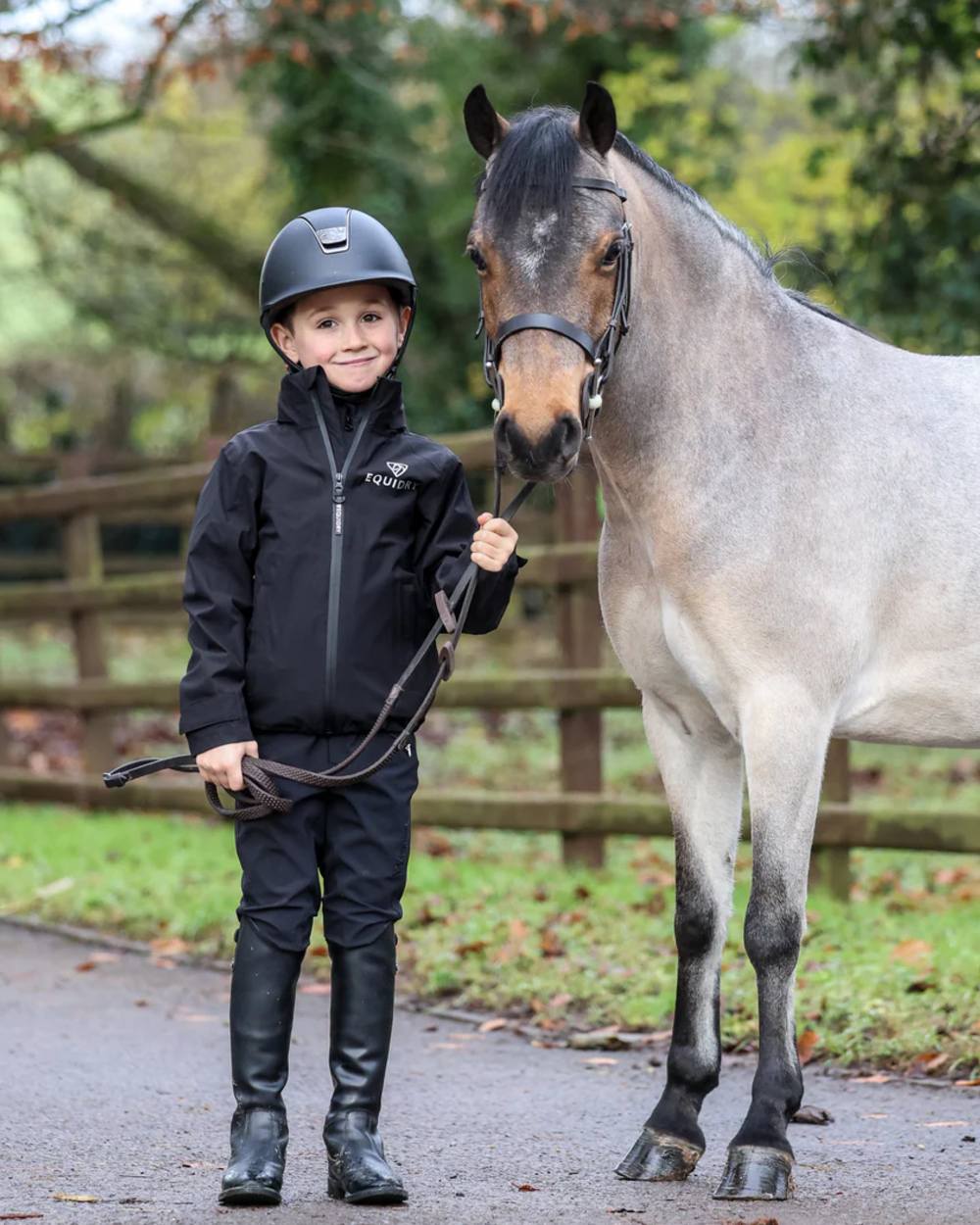 Equidry Childrens Nimbus Pack Away Jacket - Image 2