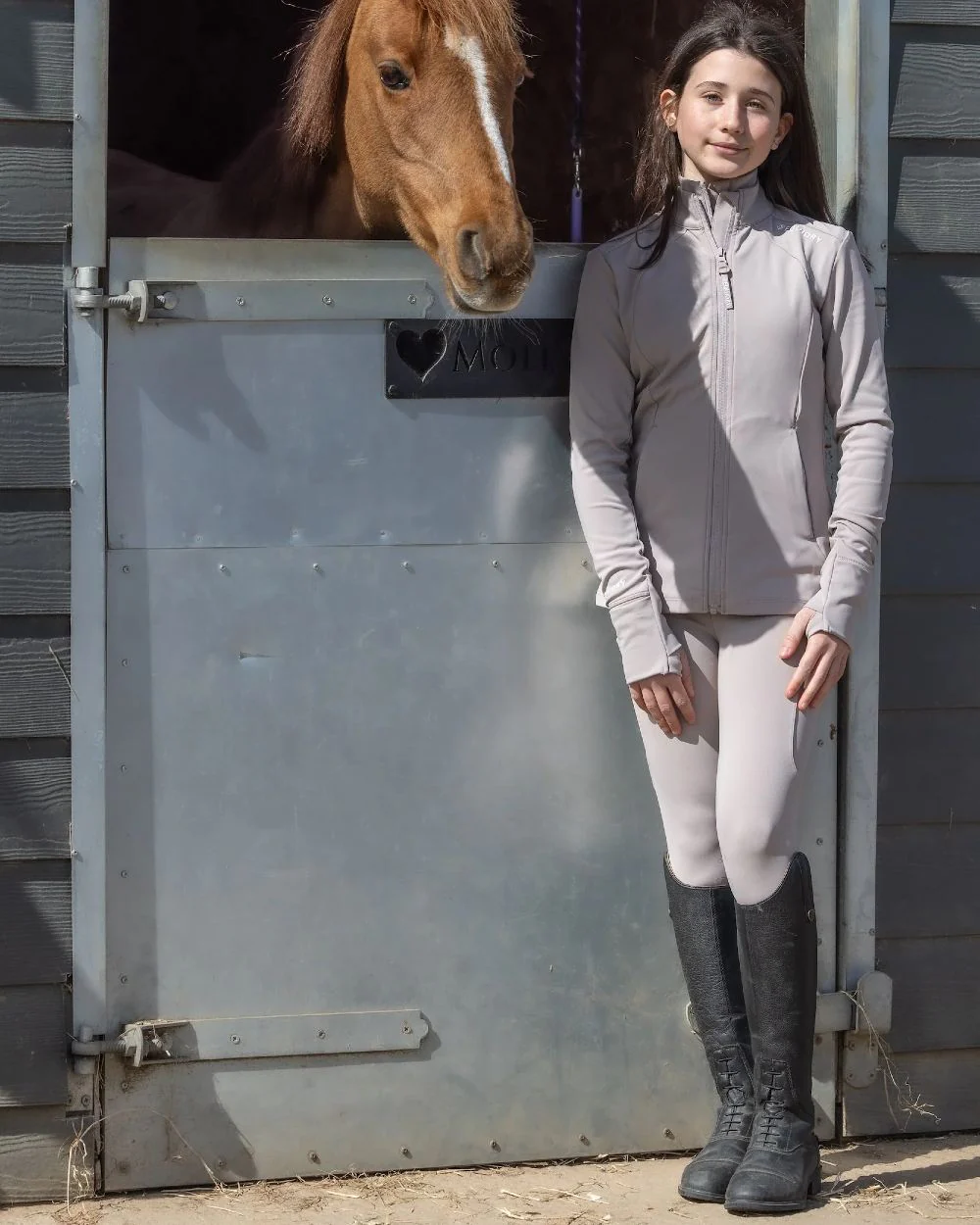 Equidry Childrens Water Repellent Full Seat Leggings - Image 21