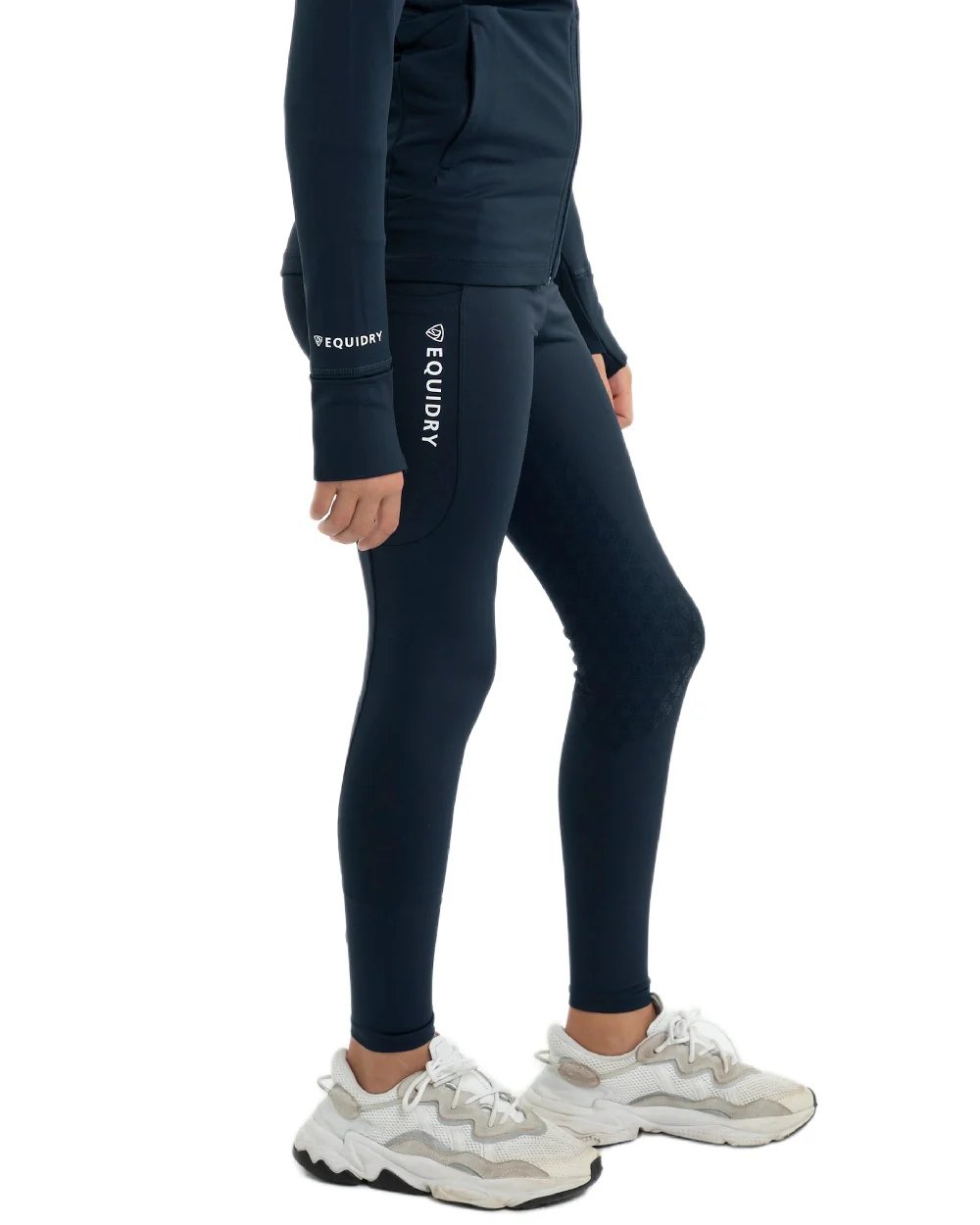 Equidry Childrens Water Repellent Full Seat Leggings - Image 27