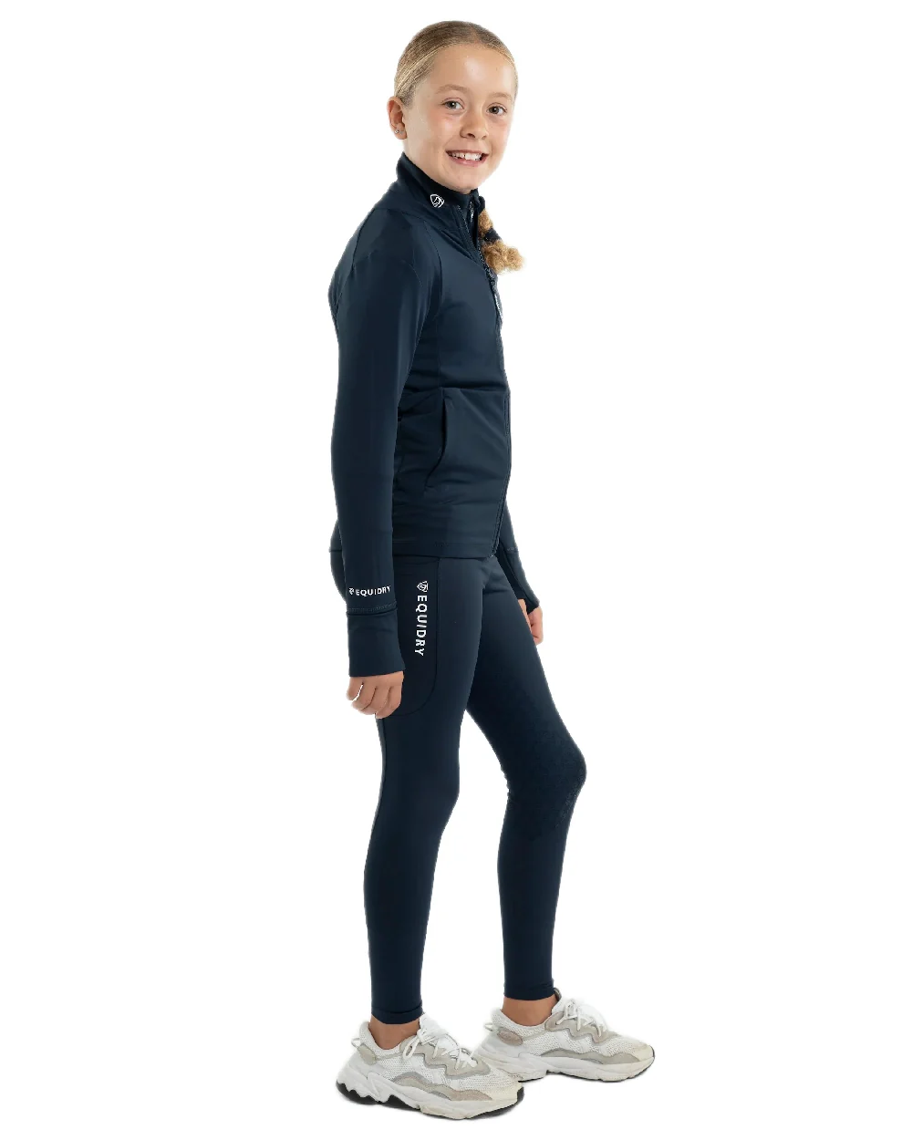 Equidry Childrens Water Repellent Full Seat Leggings - Image 28
