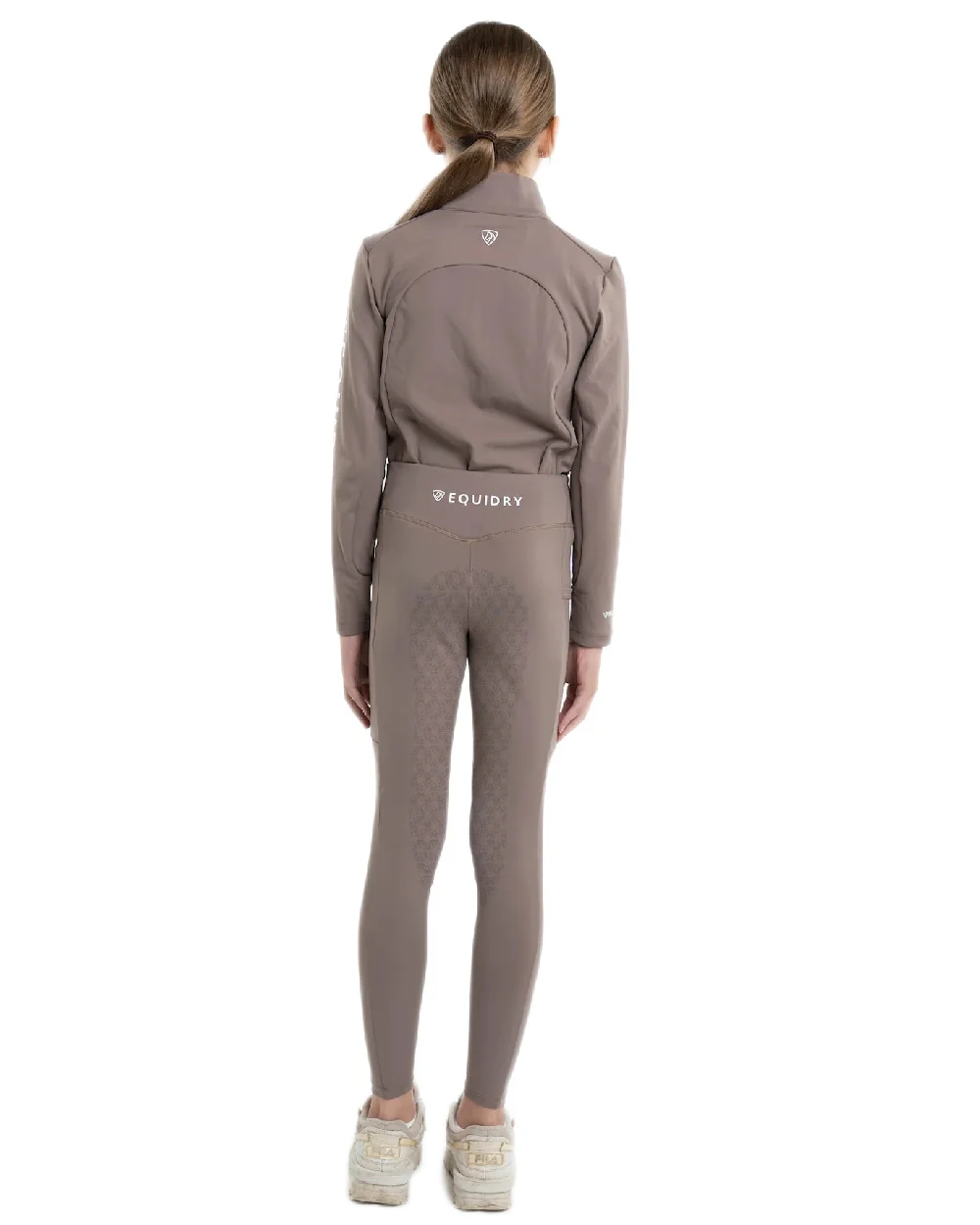 Equidry Childrens Water Repellent Full Seat Leggings - Image 33