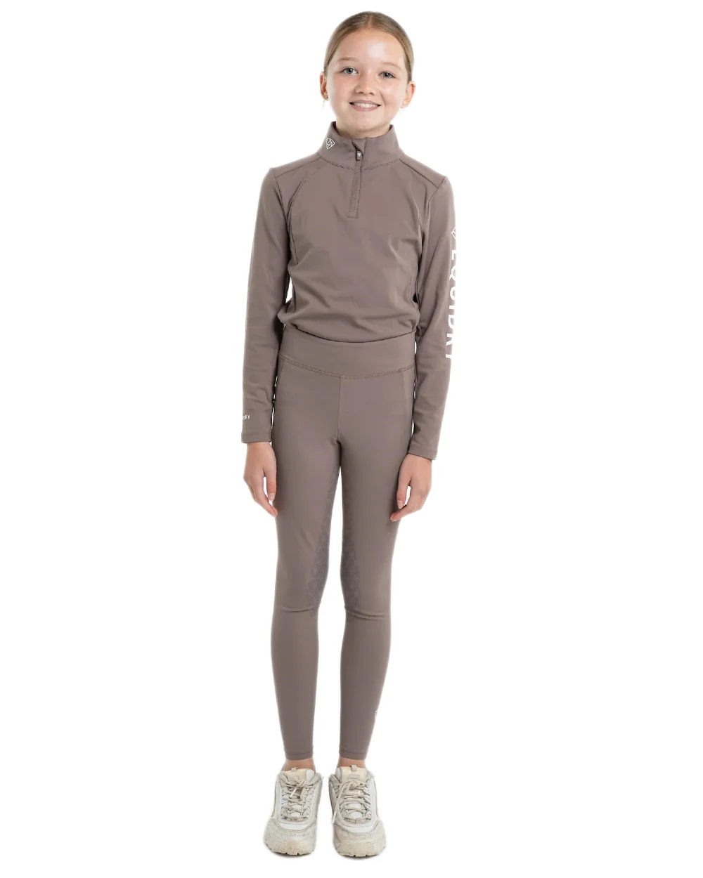 Equidry Childrens Water Repellent Full Seat Leggings - Image 35