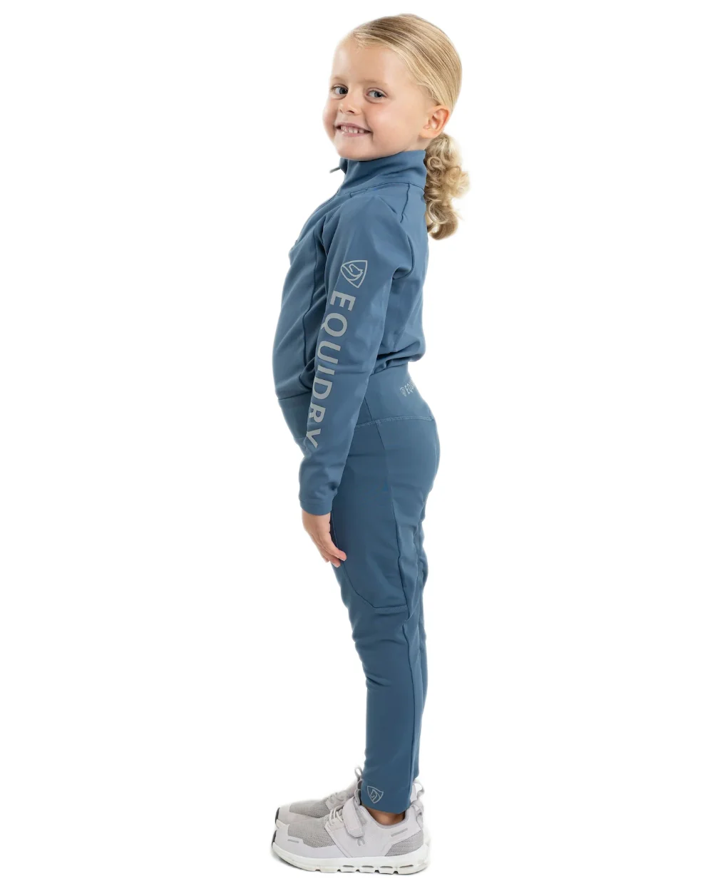 Equidry Childrens Water Repellent Full Seat Leggings - Image 38