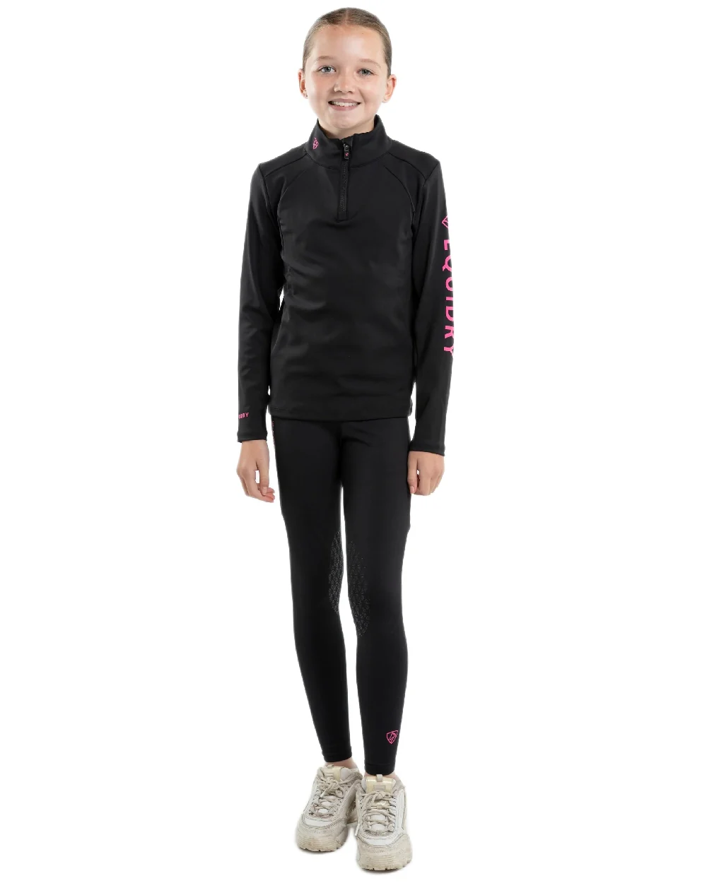 Equidry Childrens Water Repellent Knee Grip Leggings - Image 10