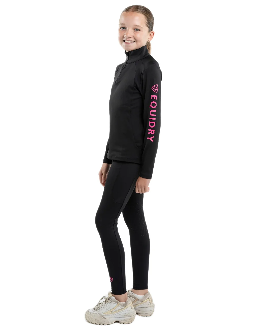 Equidry Childrens Water Repellent Knee Grip Leggings - Image 12