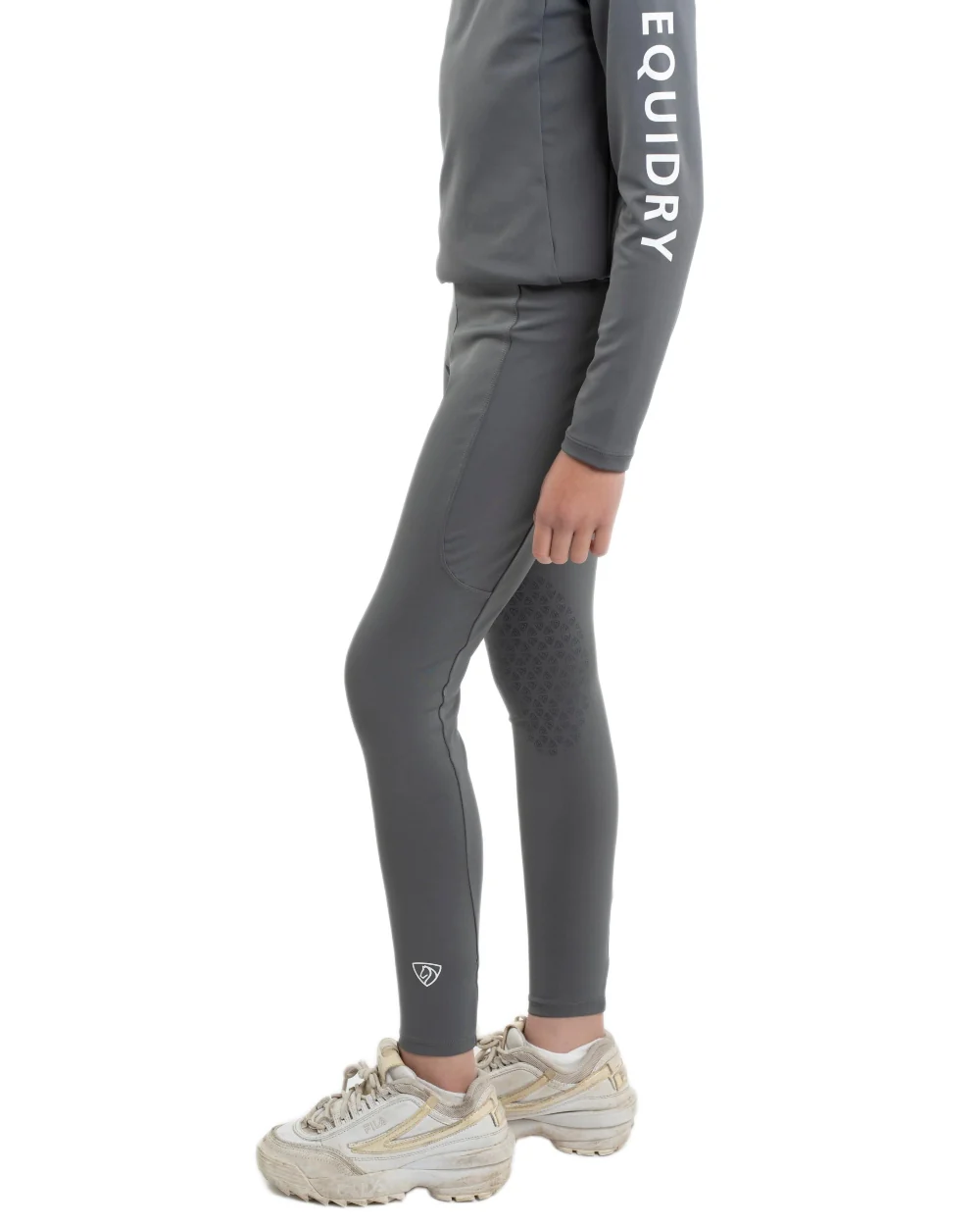 Equidry Childrens Water Repellent Knee Grip Leggings - Image 44