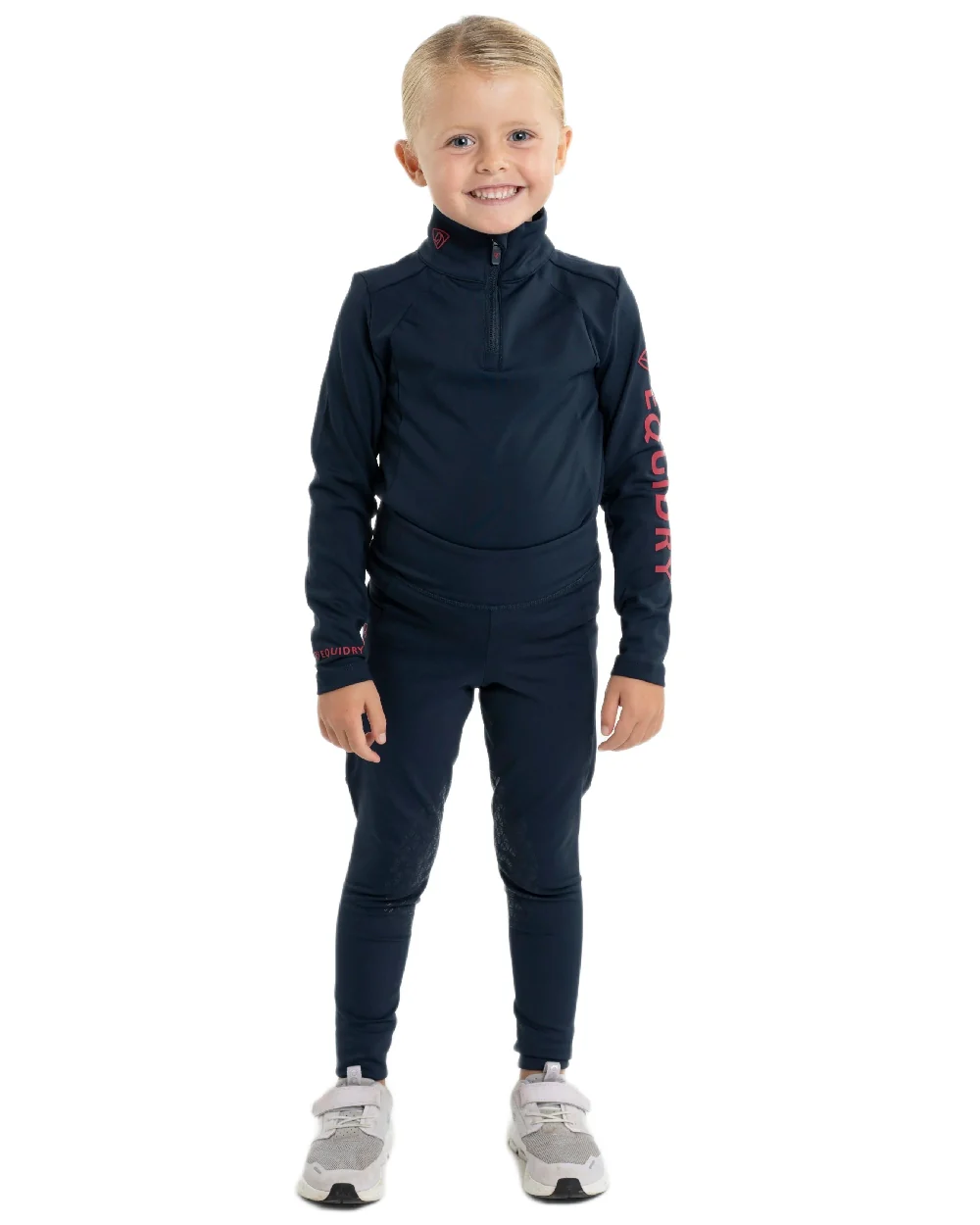 Equidry Childrens Water Repellent Knee Grip Leggings - Image 56