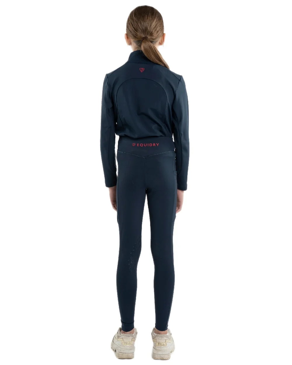 Equidry Childrens Water Repellent Knee Grip Leggings - Image 58