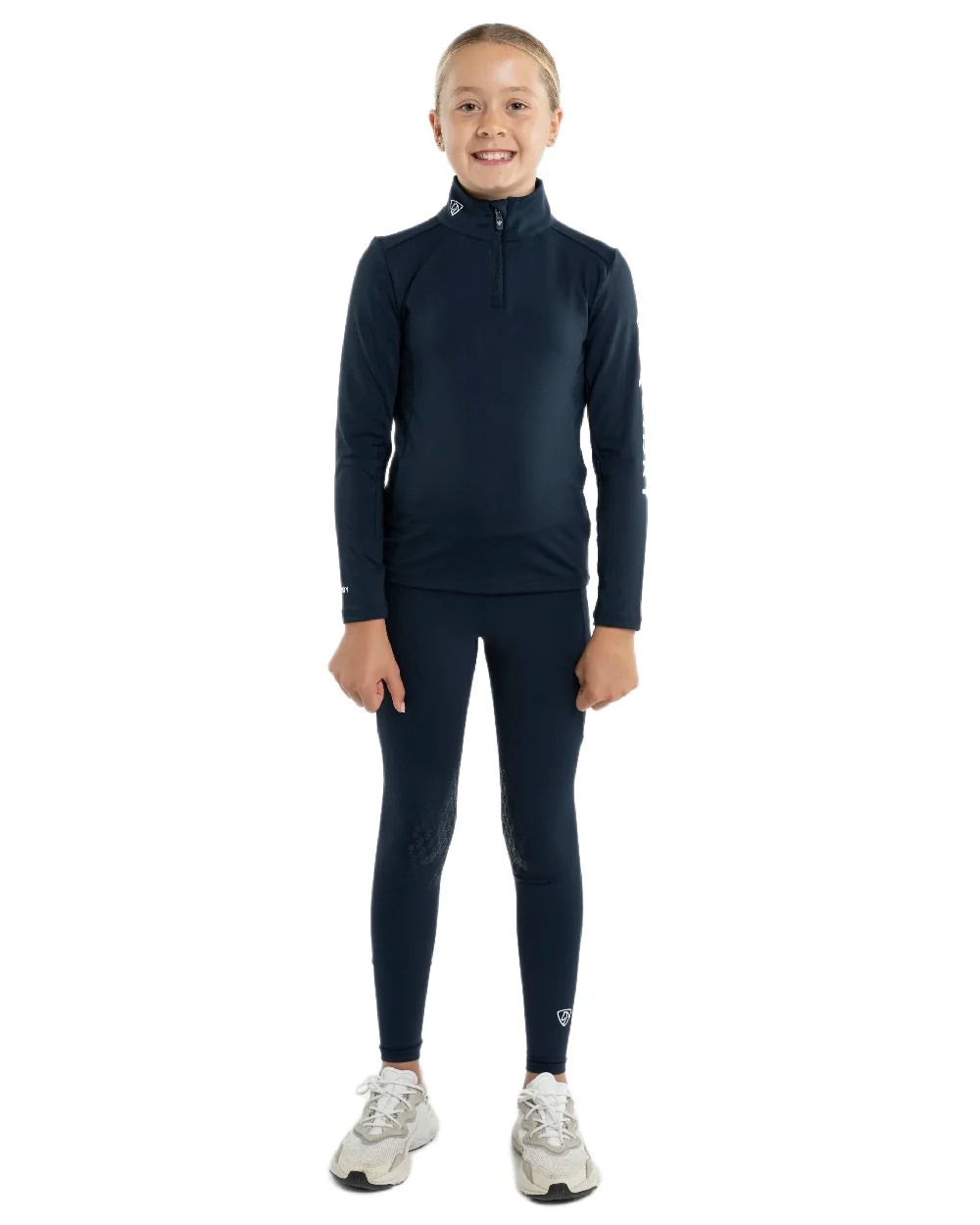 Equidry Childrens Water Repellent Knee Grip Leggings - Image 63