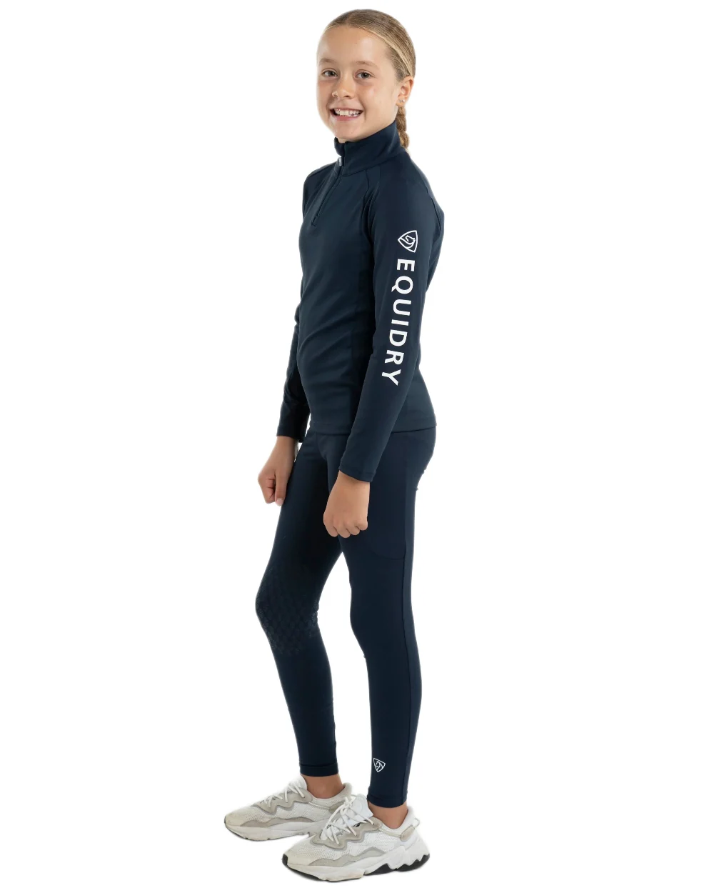 Equidry Childrens Water Repellent Knee Grip Leggings - Image 65