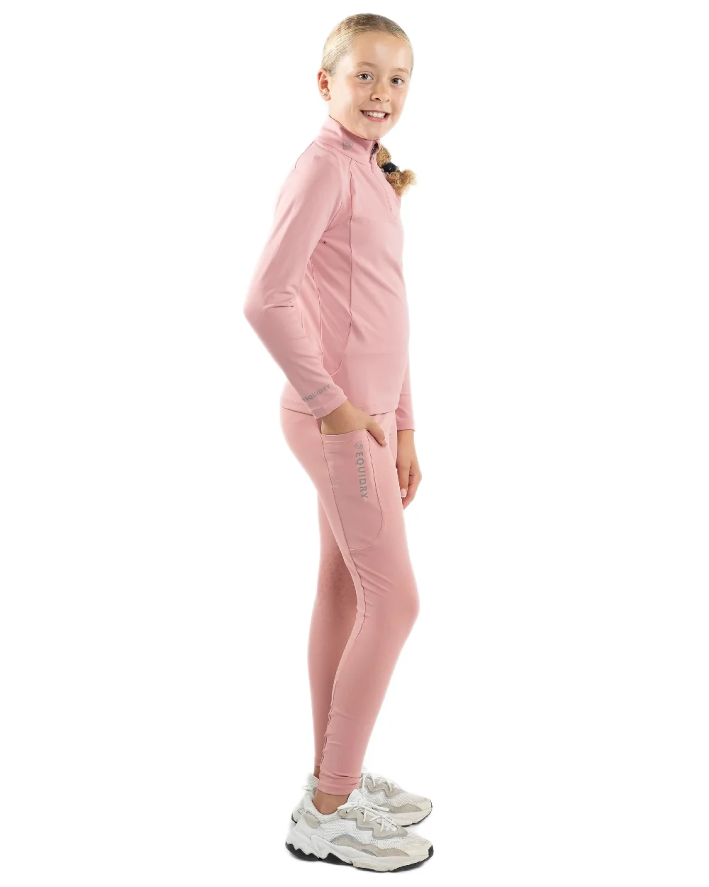 Equidry Childrens Water Repellent Knee Grip Leggings - Image 71