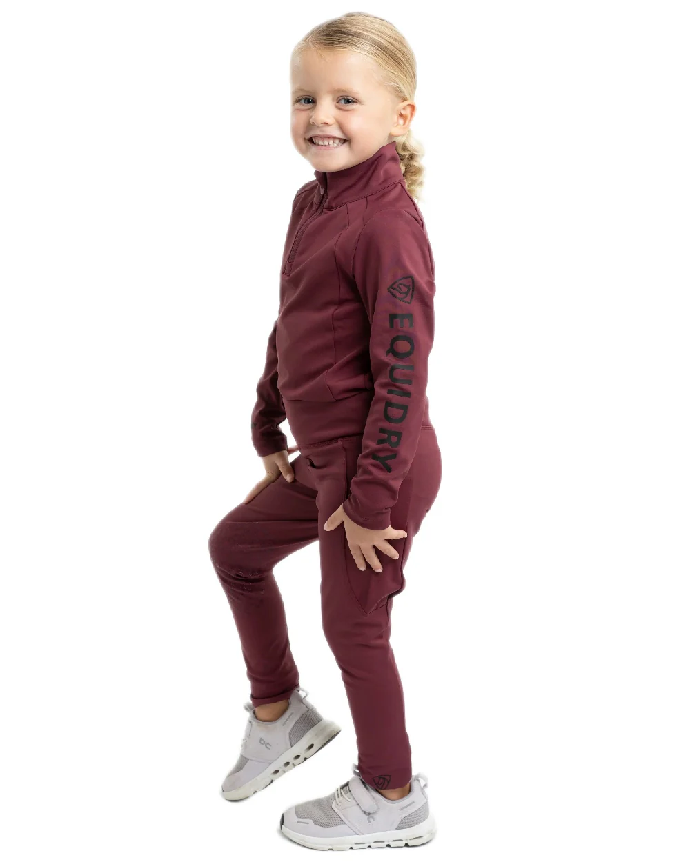 Equidry Childrens Water Repellent Knee Grip Leggings - Image 79