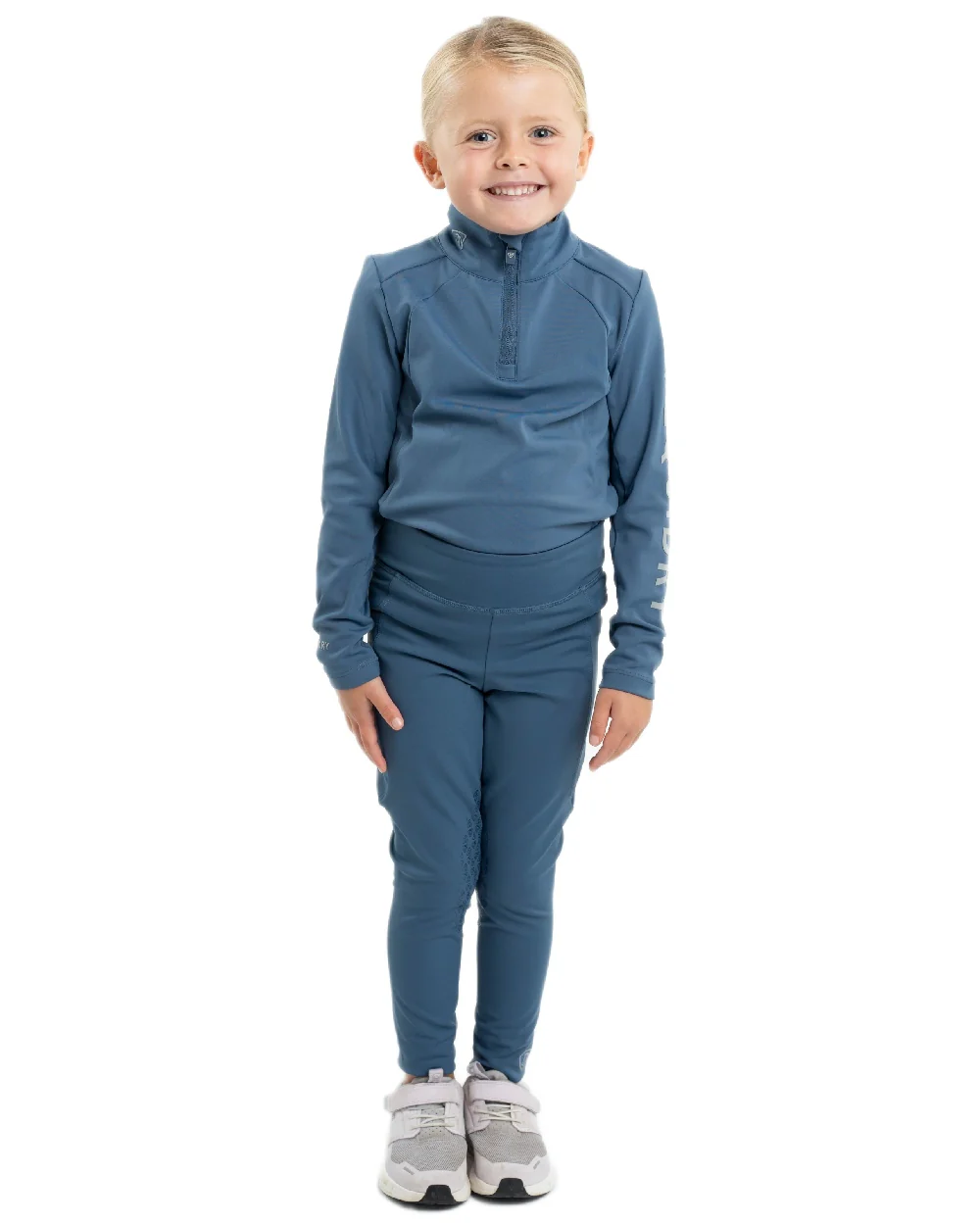 Equidry Childrens Water Repellent Knee Grip Leggings - Image 93