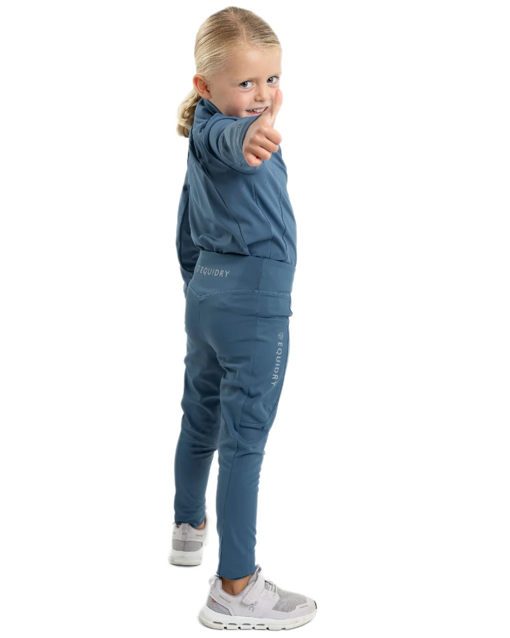 Equidry Childrens Water Repellent Knee Grip Leggings - Image 94