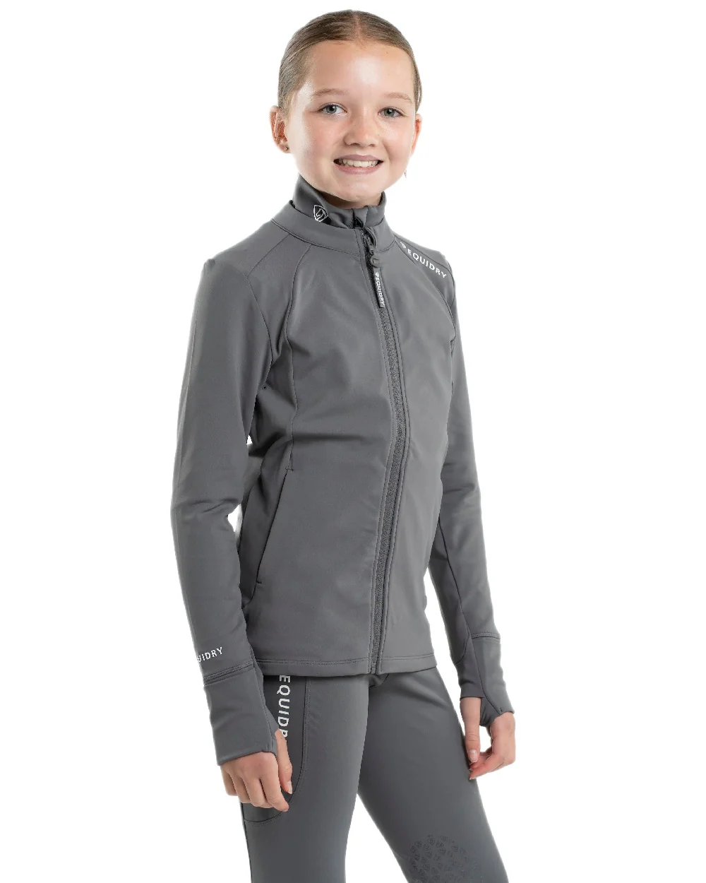 Equidry Childrens Water Repellent Zip Up Top - Image 10