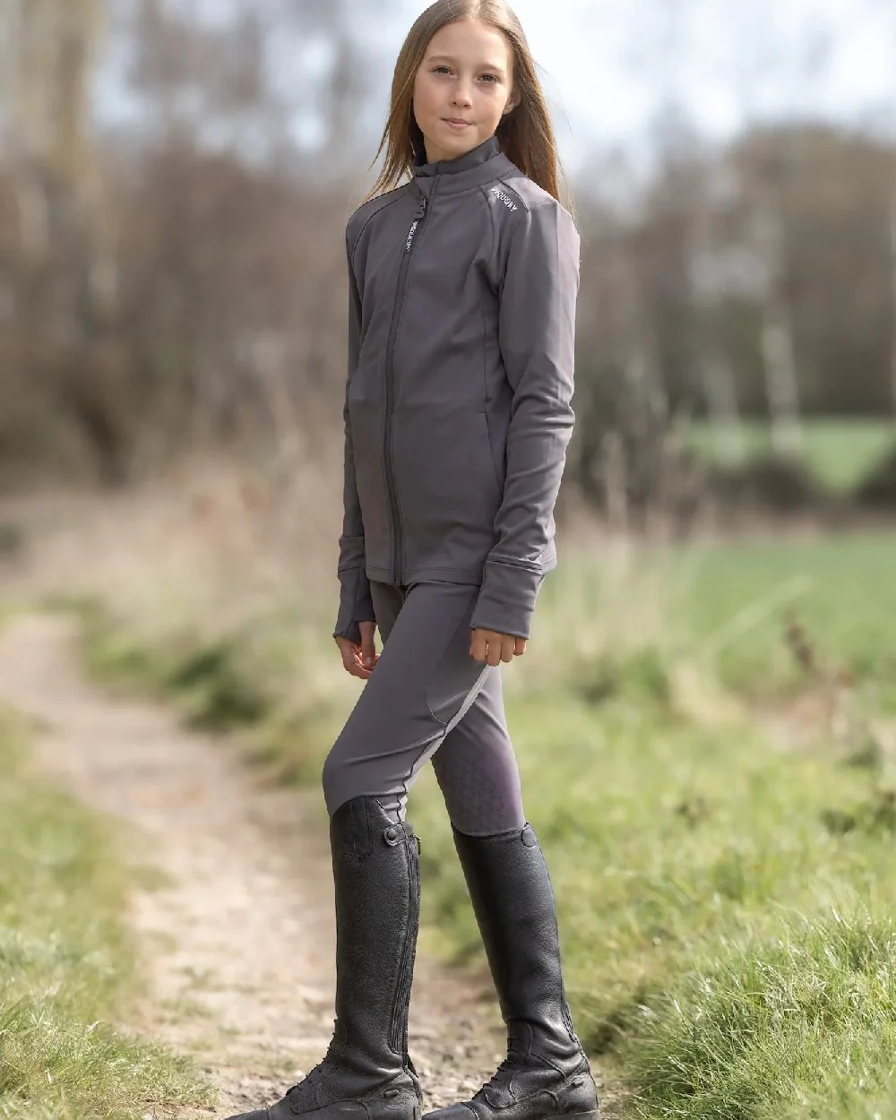 Equidry Childrens Water Repellent Zip Up Top - Image 12